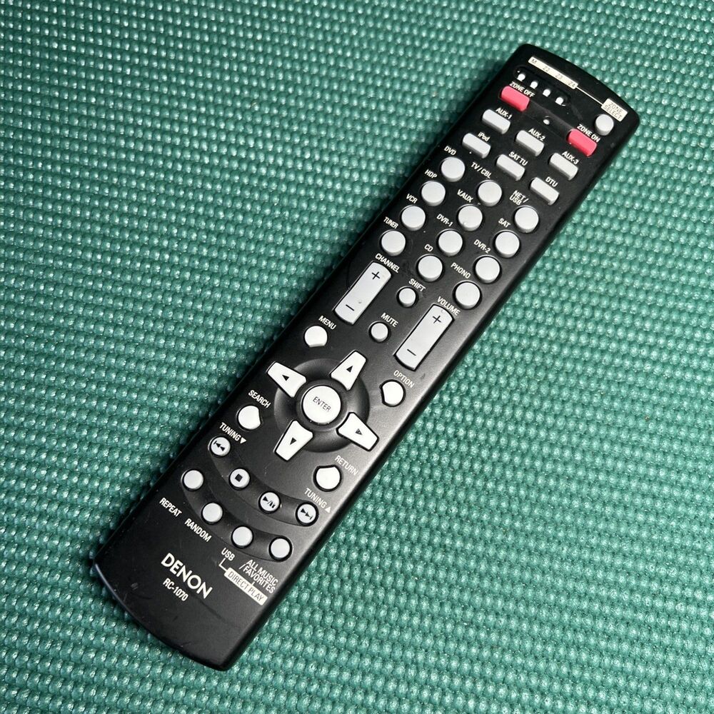 Genuine Denon RC-1070 Remote Control For AVR-2808 AVR-3808 AVR-4308 Receiver OEM